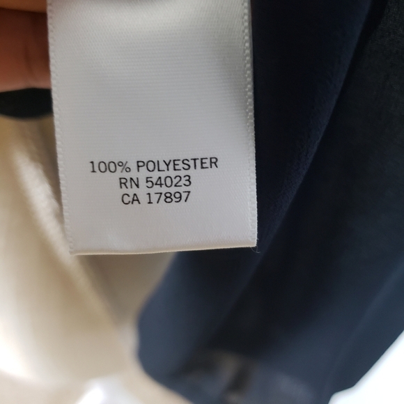 BANANA REPUBLIC Sheer Pleated Detail Blouse Sz M - Picture 7 of 8